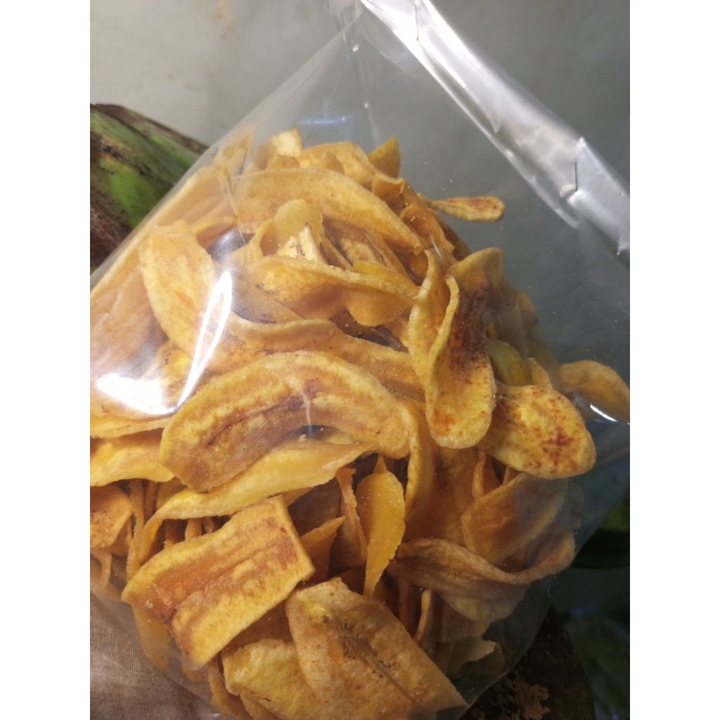 

Keripik Pisang Asin Gurih Wangi Bawang Putih 250gr. Gratis Ongkir Bisa COD