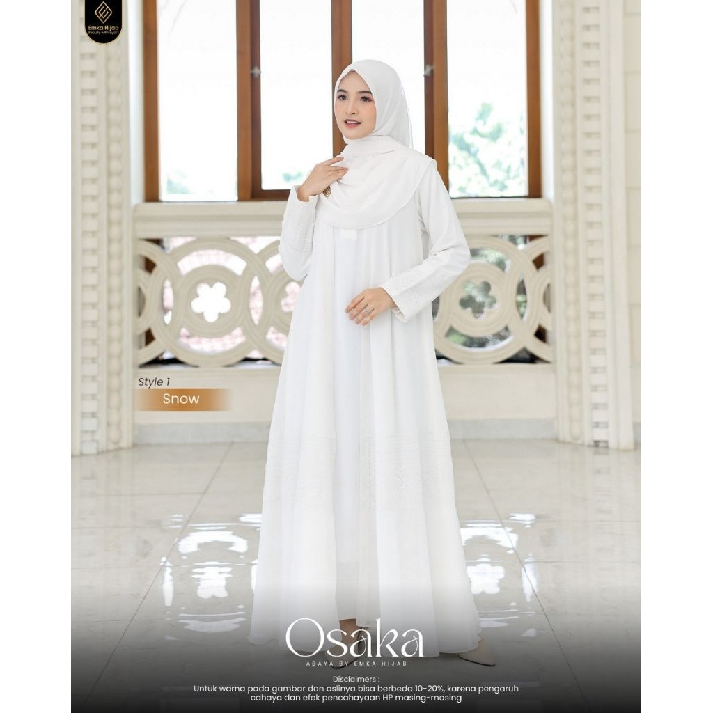 Abaya osaka|Abaya set outer|Abaya simpel|Gamis remaja|Gamis set outer by emka hijab