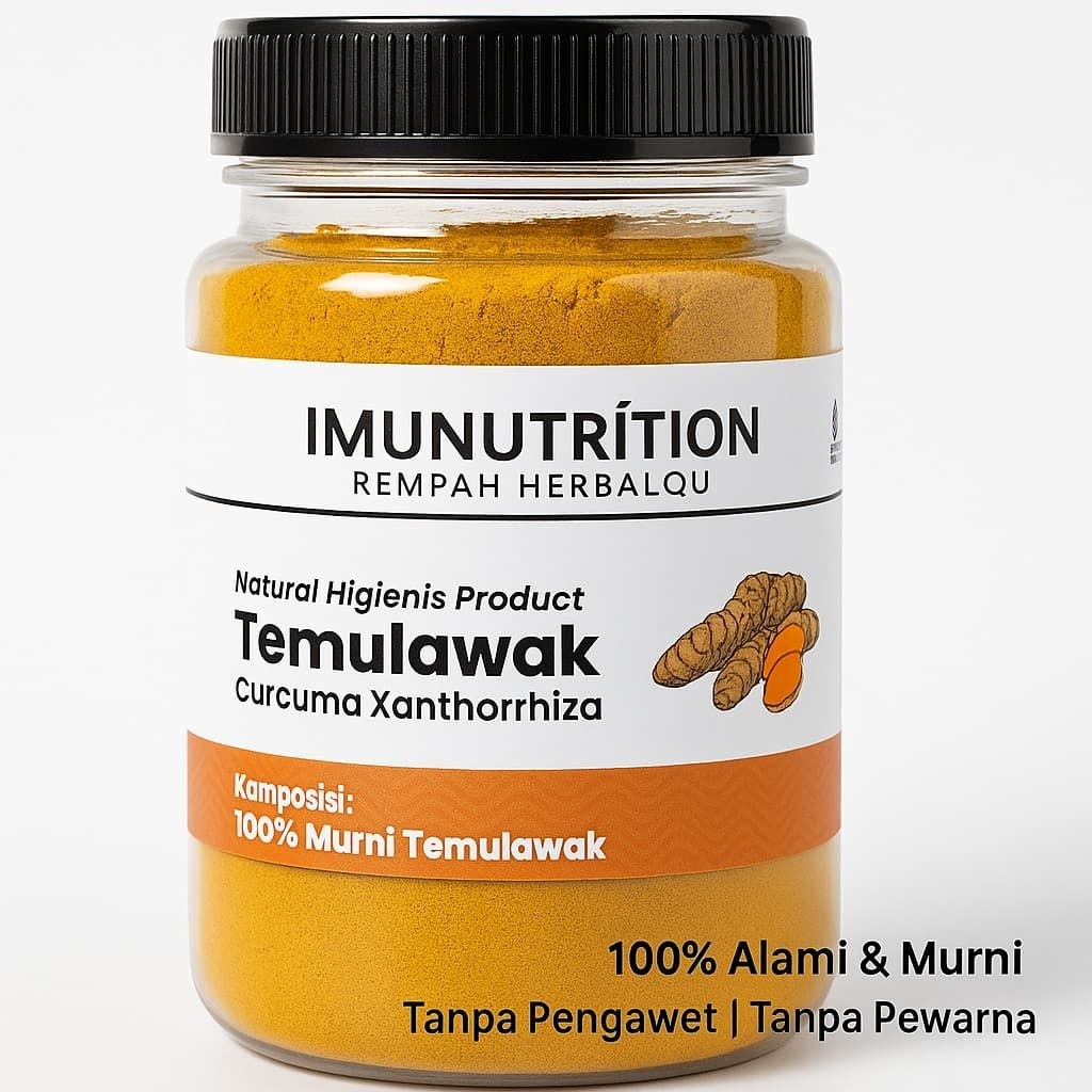 

Bubuk Temulawak Asli Murni 150 gram