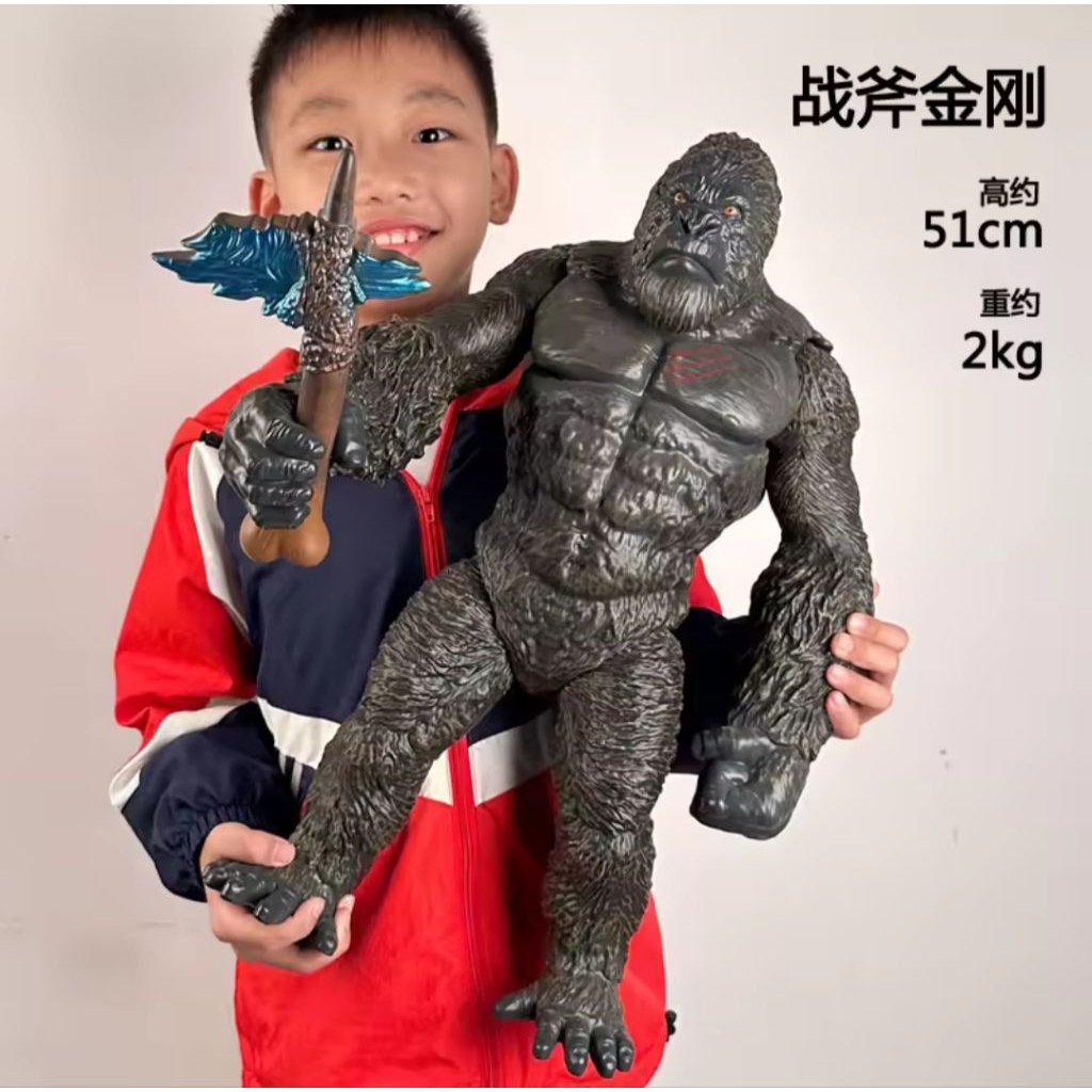 figure king kong Godzilla super jumbo mainan anak kingkong gorilla besar