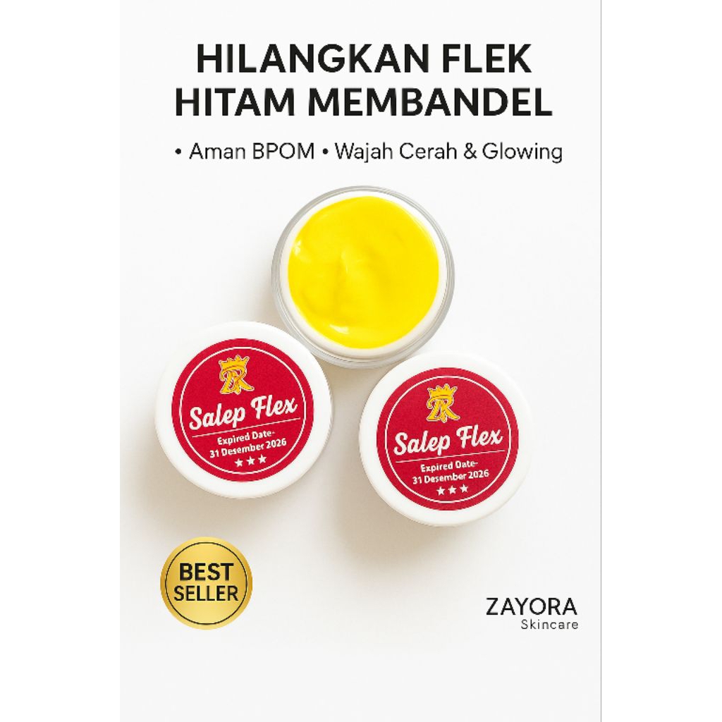 Salep Flek Zayora Penghilang Flek Hitam Wajah Glowing