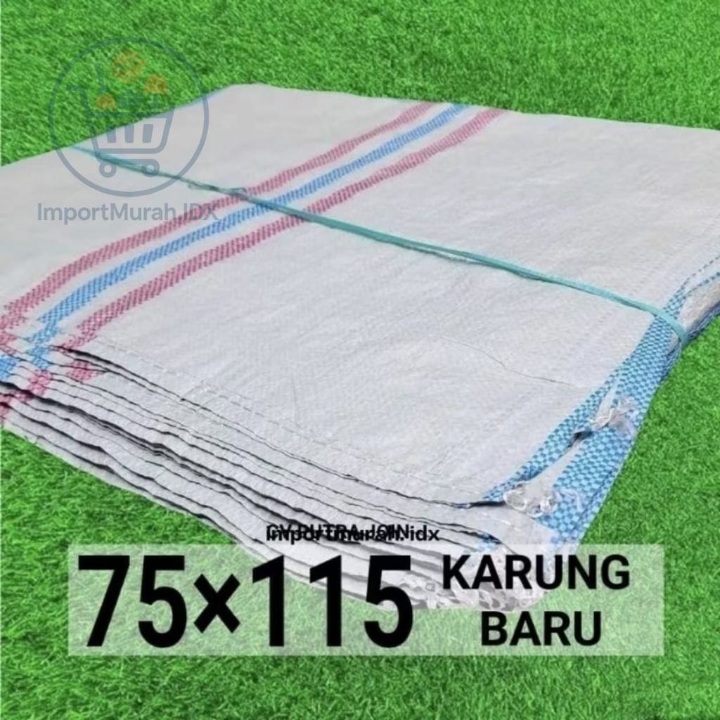 Karung Plastik 100 Kg Karung Baru Ukuran 75 x 115 75x115 Cream