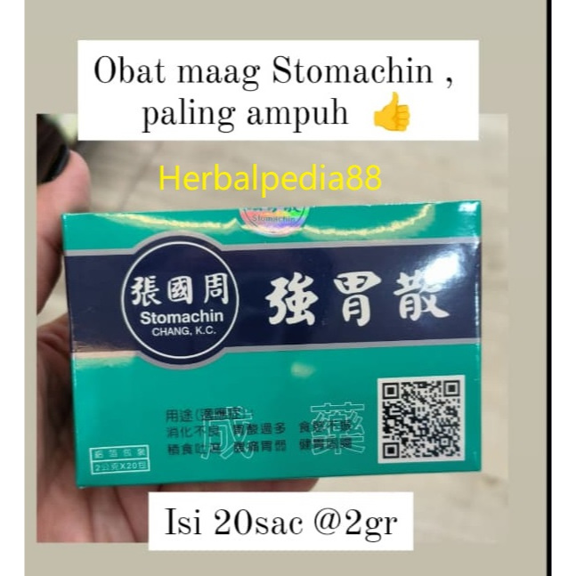 Stomachin zhang kuo zhou- obat maag taiwan