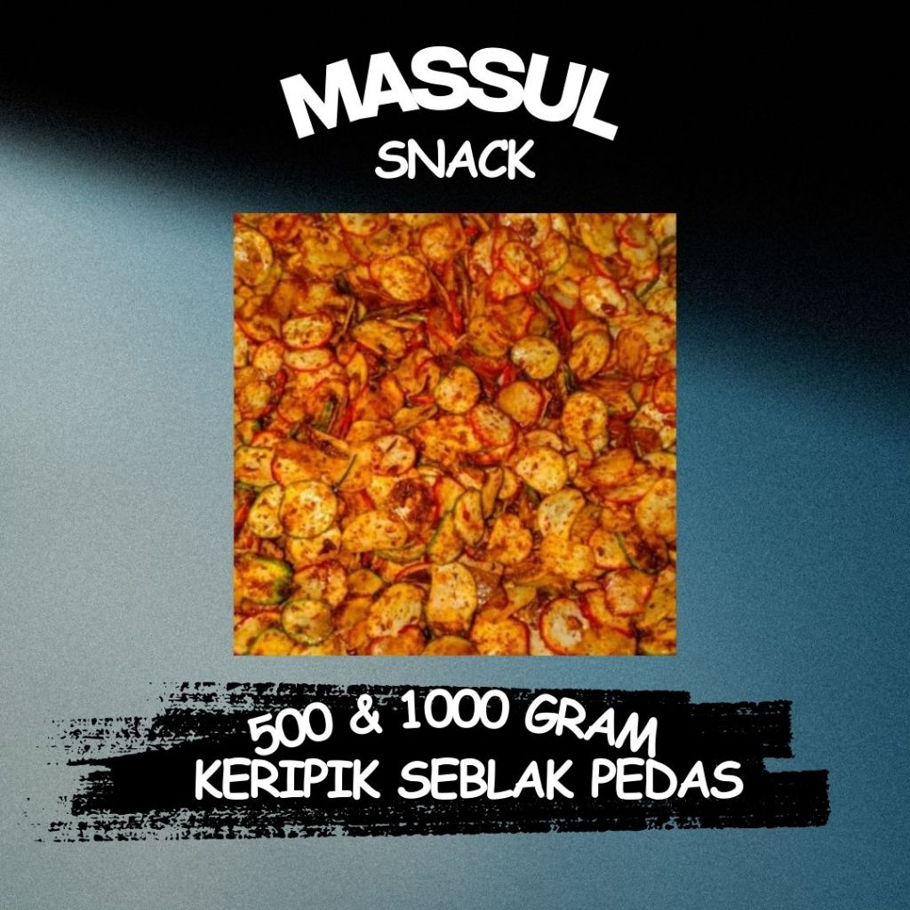 

[500 gram & 1000 gram] Krupuk Seblak Pedas Kering Bikin Nagih
