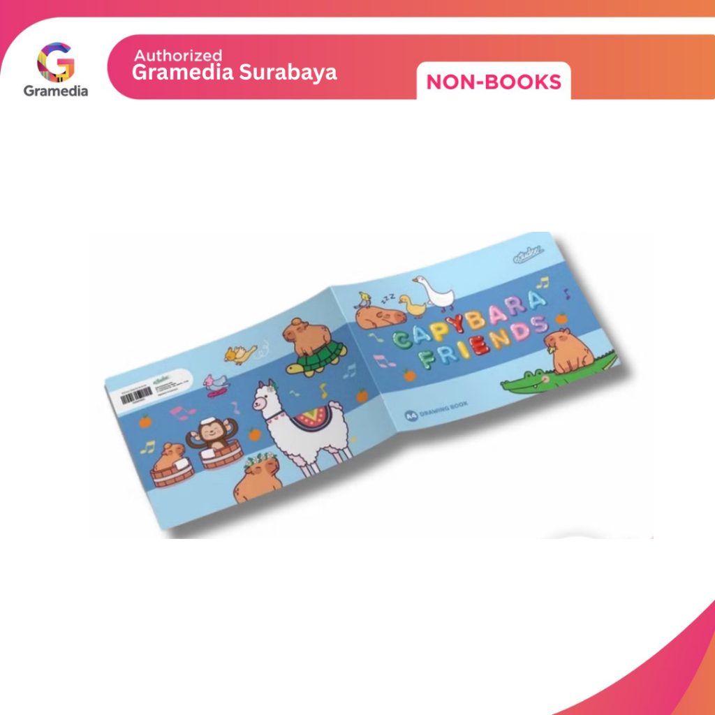 

Gramedia Surabaya NB - Estudee Drawing Book A4 K Capybara