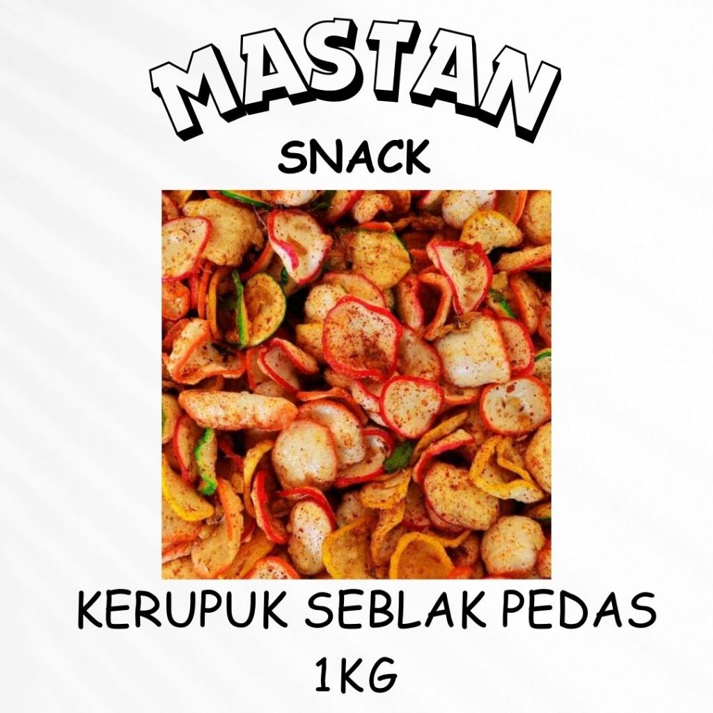 

[1kg] Krupuk Seblak Kering Pedas Bikin Nagih