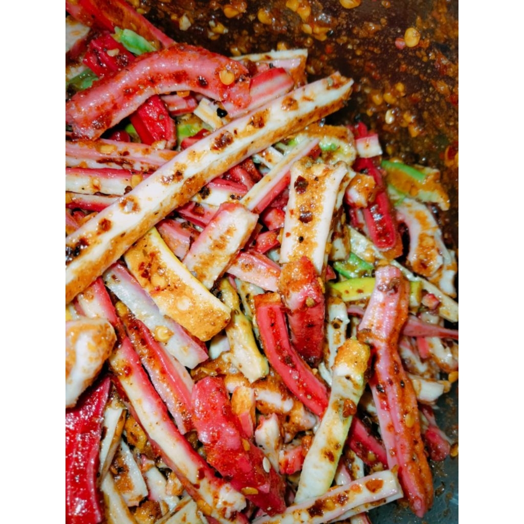 

Cemilan sebring beton pedas dan original bantet