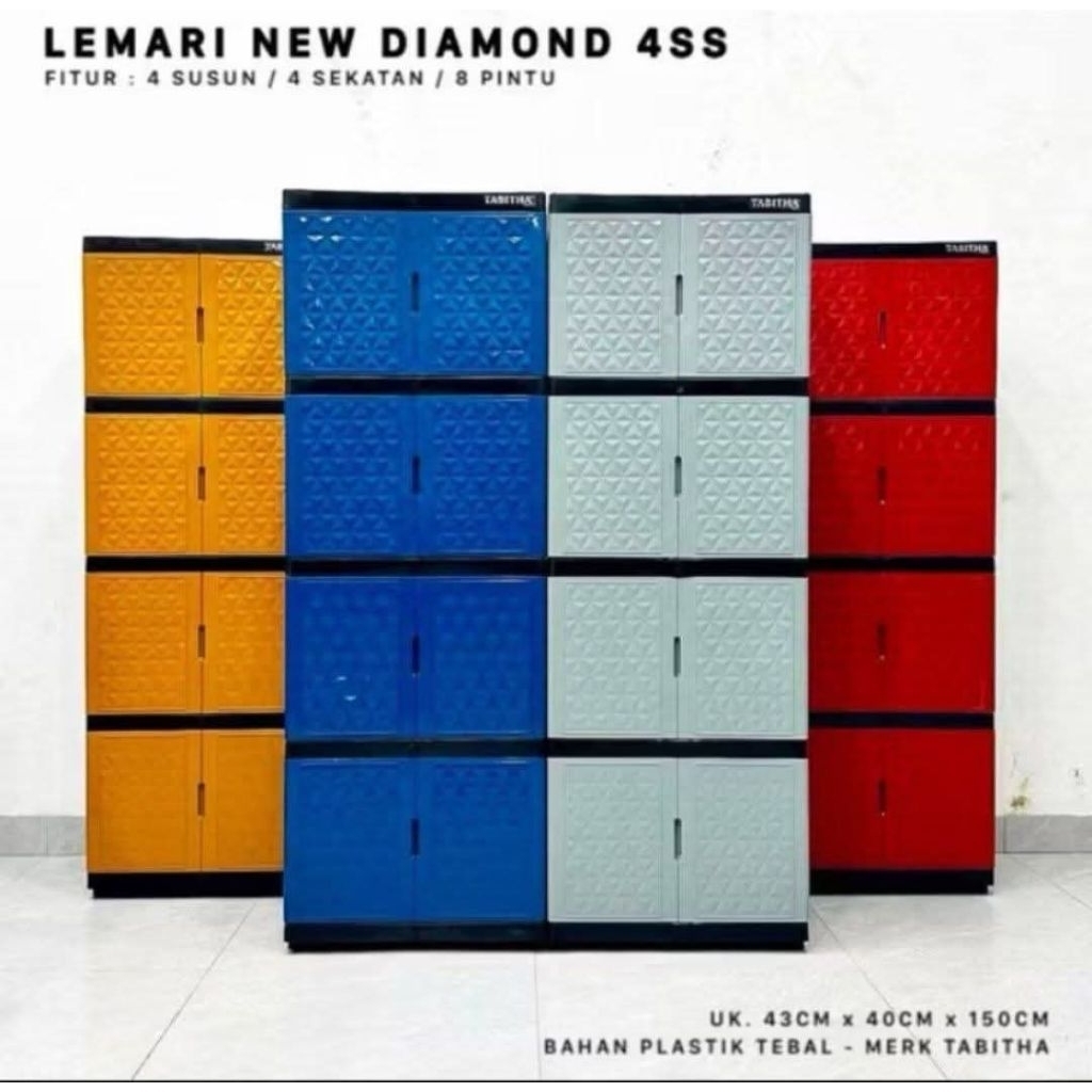 lemari pakaian tabita 4 susun
