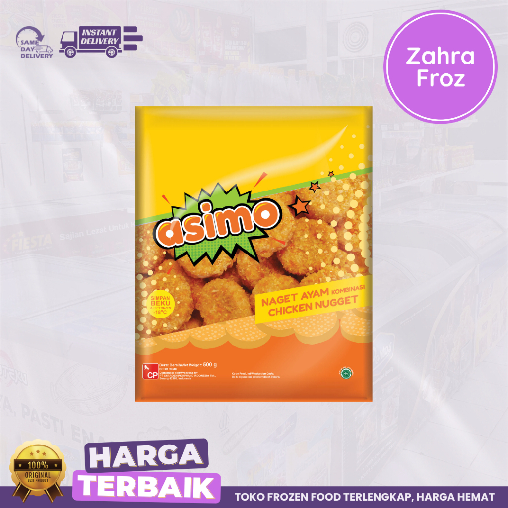 

ASIMO NAGET AYAM || CHICKEN NUGGET 250 GR