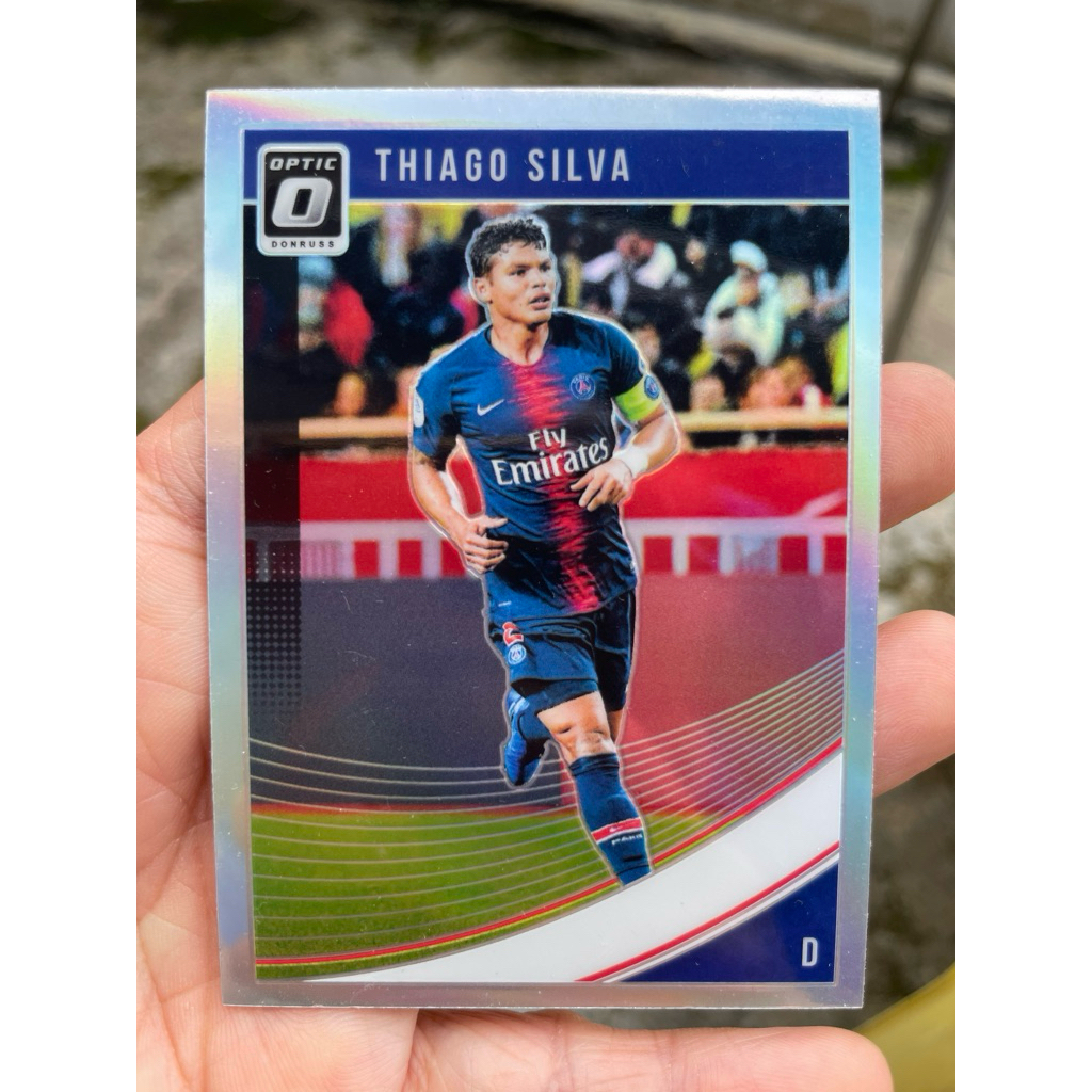 THIAGO SILVA PSG KARTU PANINI OPTIC 2018 REFRACTOR