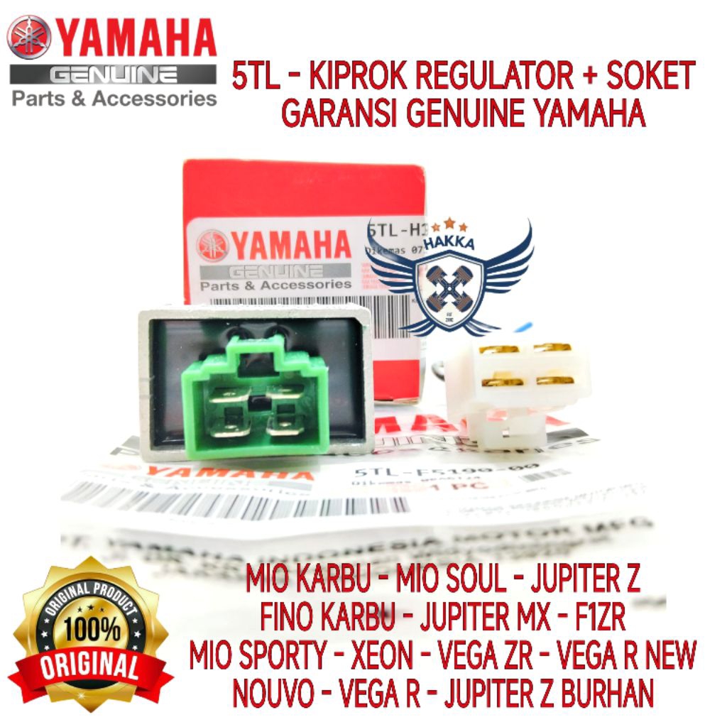 5TL ORIGINAL KIPROK REGULATOR YAMAHA JUPITER Z BURHAN, KIPROK REGULATOR YAMAHA VEGA R, KIPROK REGULA