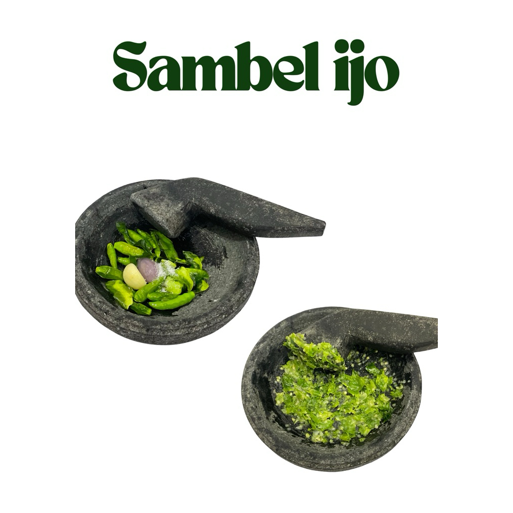 

Sambal Ijo Daun Jeruk Temennya Bumbu Hitam Madura Cak Sahid