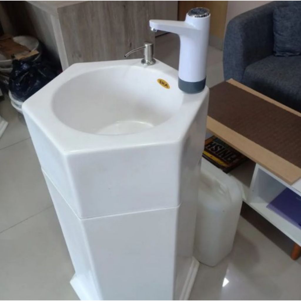 wastafel segi 6 / wastafel portable / wastafel cuci tangan