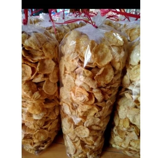 

Kripik Emping Melinjo Mateng tawar/Original