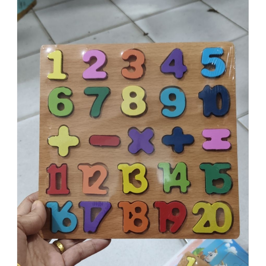 Mainan Edukasi Anak Puzzle 3D Bongkar Pasang Huruf dan Angka