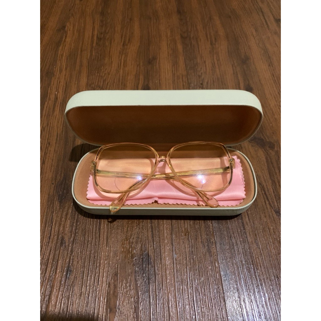 kacamata Silhouette authentic clear frames gold vintage