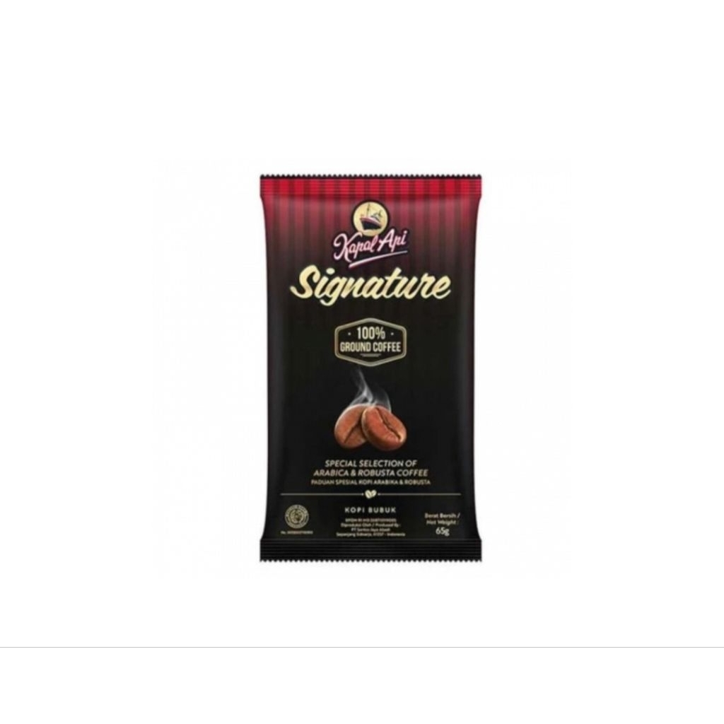 

Kapal Api Signature Kopi Bubuk Instan Arabica & Robusata Coffee 65 g