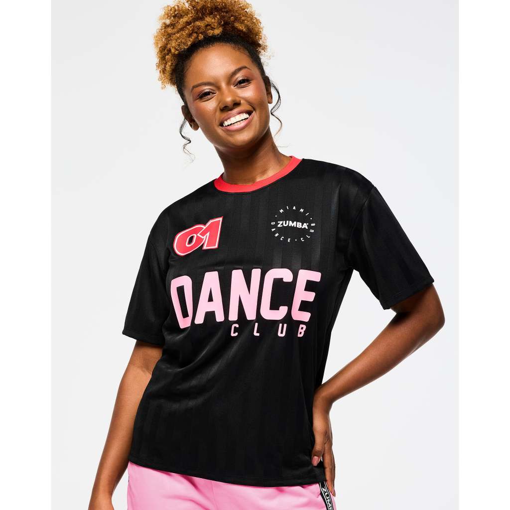 Zumba Victory Crossover Crew Neck Athletic Jersey
