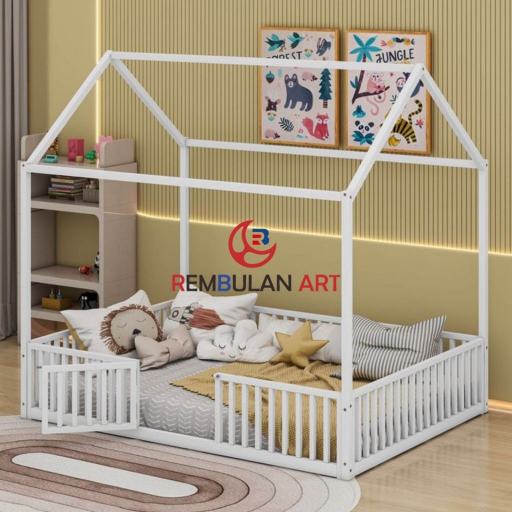 TEMPAT TIDUR ANAK PINTU TEMPAR TIDUR MINI DIPAN ANAK MINIMALIS