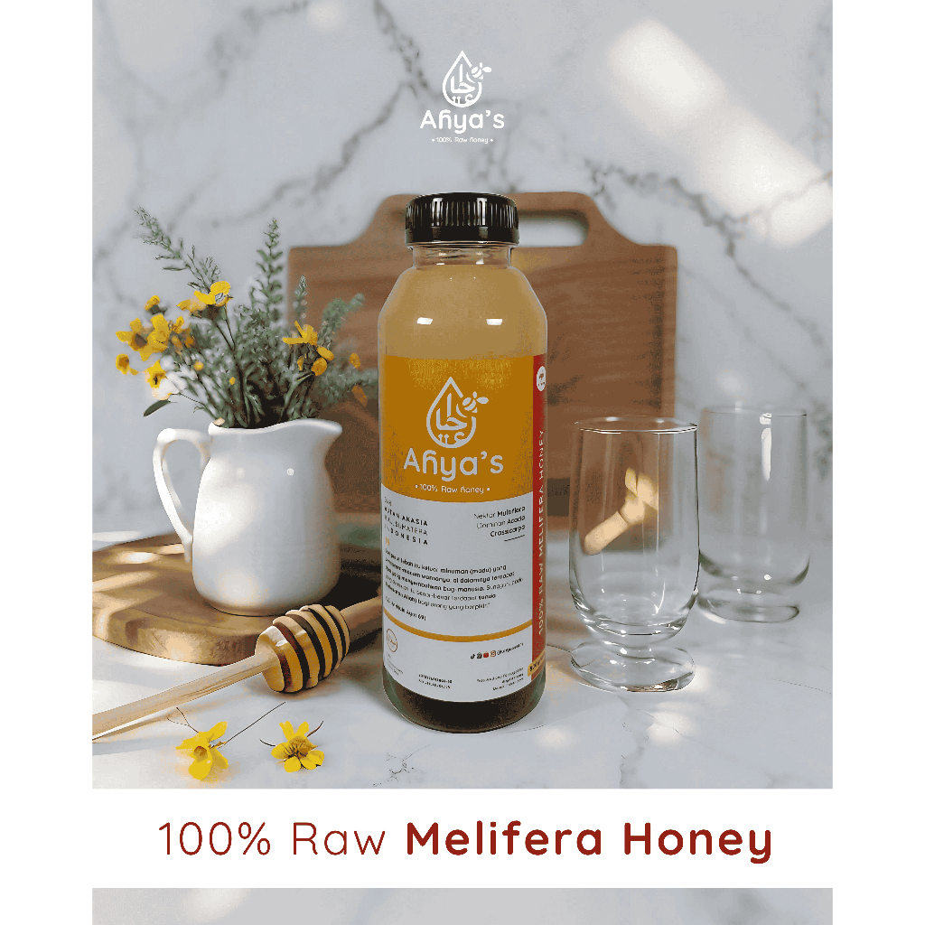 

Raw honey melifera unprocessed 500 Gram