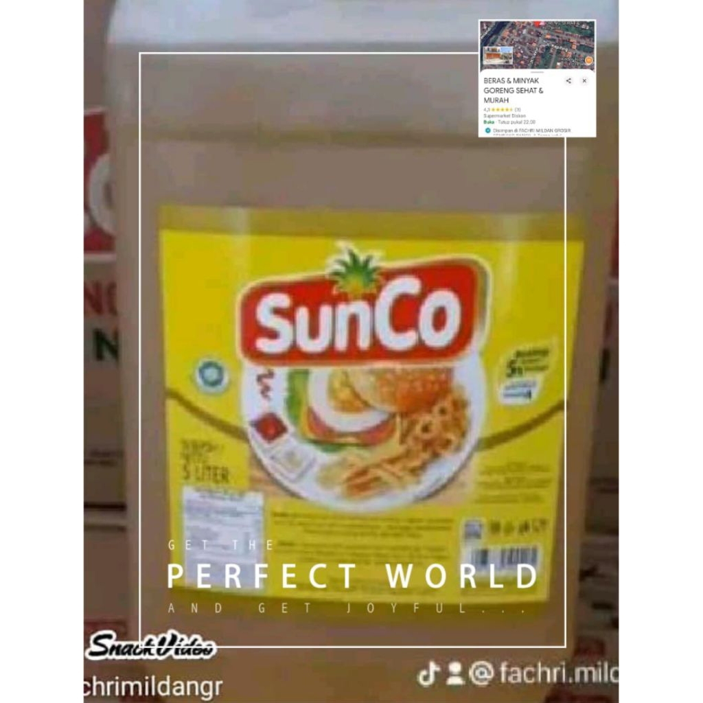 

SUNCO Jurigen 5 Liter : Bening & Renyah Meskipun Setelah 7x Penggorengan