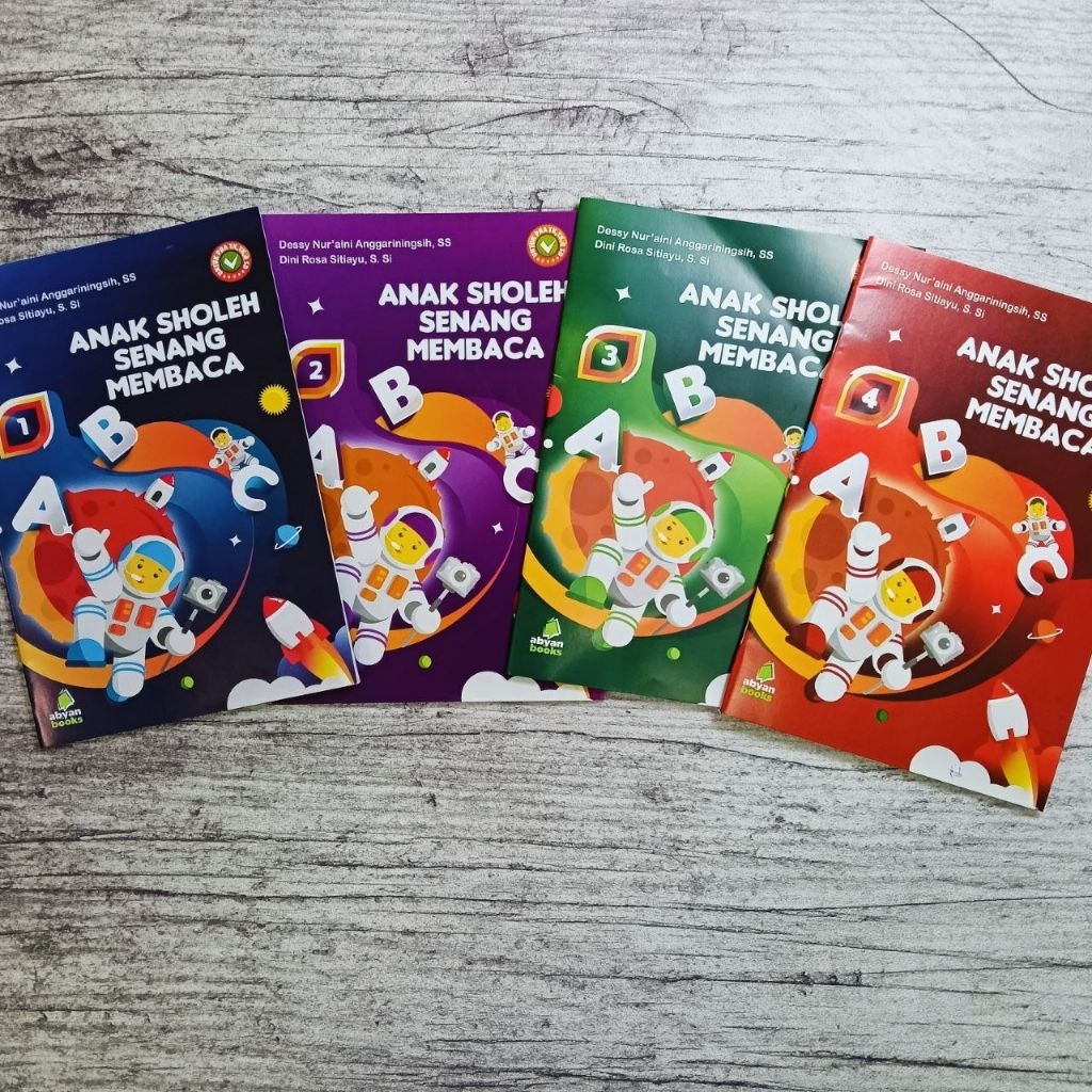 Buku Anak Sholeh Senang Membaca Jilid 1 - Jilid 4