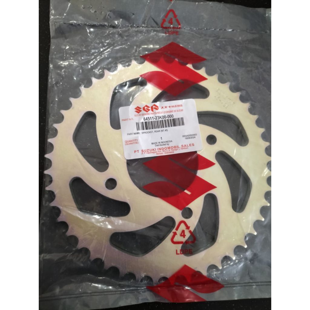 Gear gir belakang Suzuki Gsx 150 bandit 150 original SGP