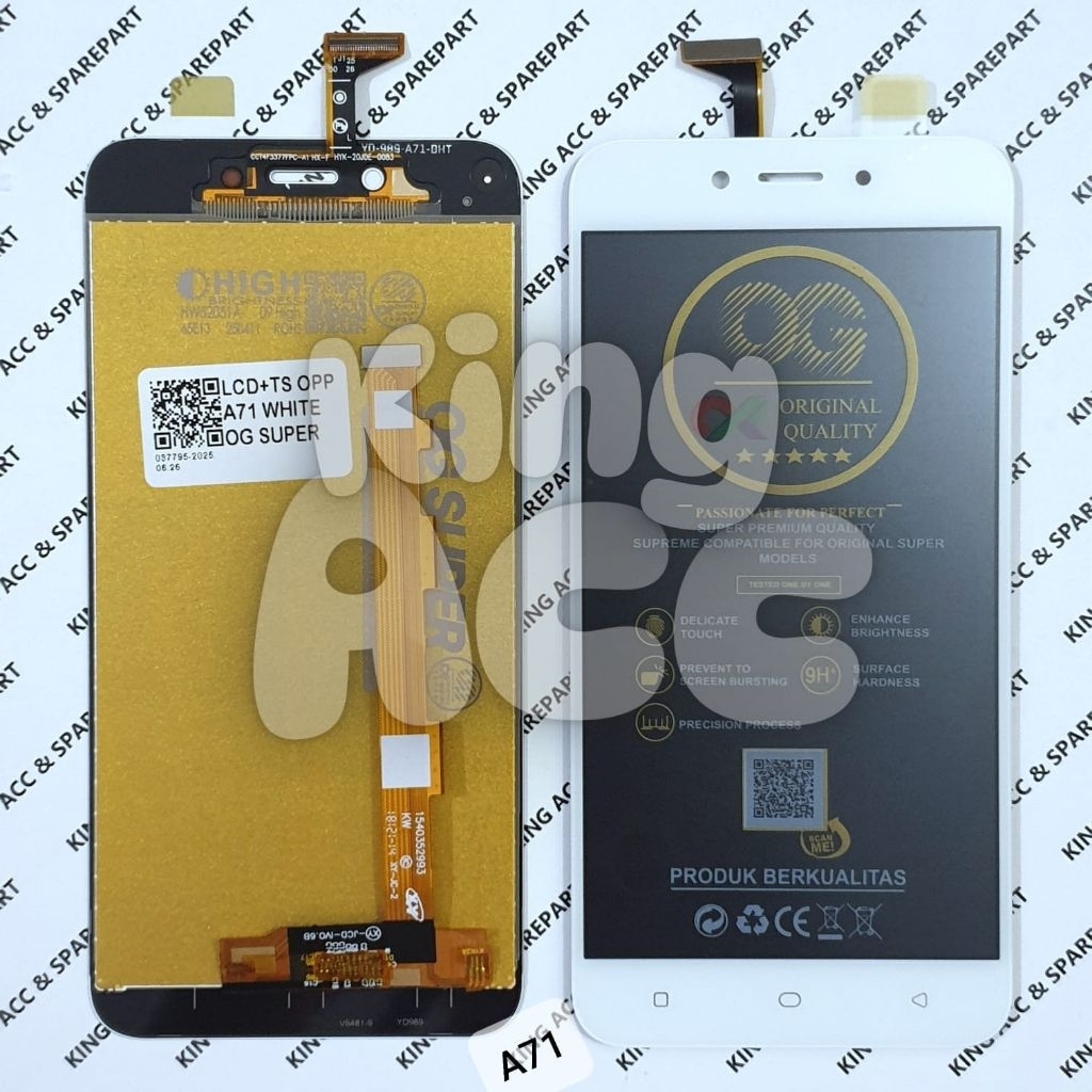 OG SUPER LCD TOUCHSCREEN OPPO A71 OG SUPER