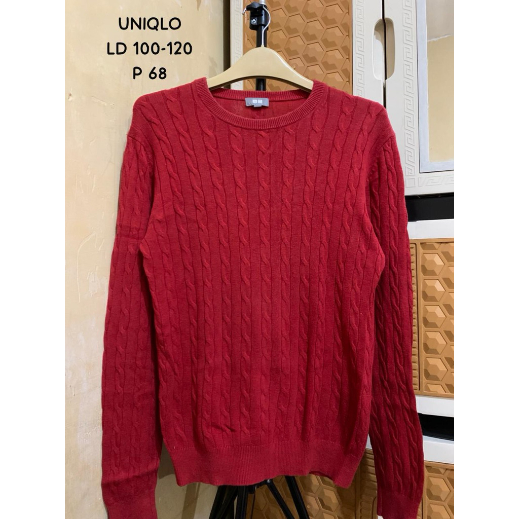 Preloved Rajut Kepang Uniqlo (Alvancystore )