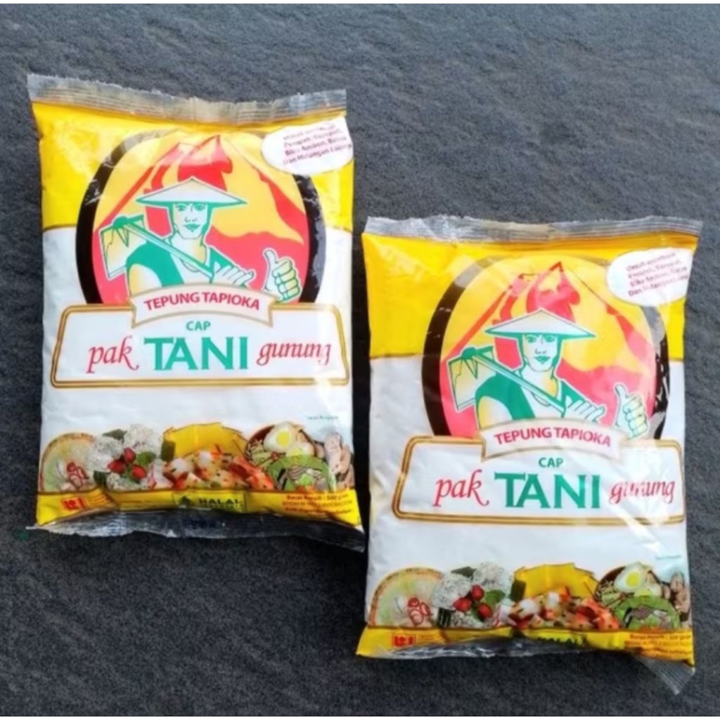 

Tepung Sagu Tapioka Cap Pak Tani Gunung 500g Singkong