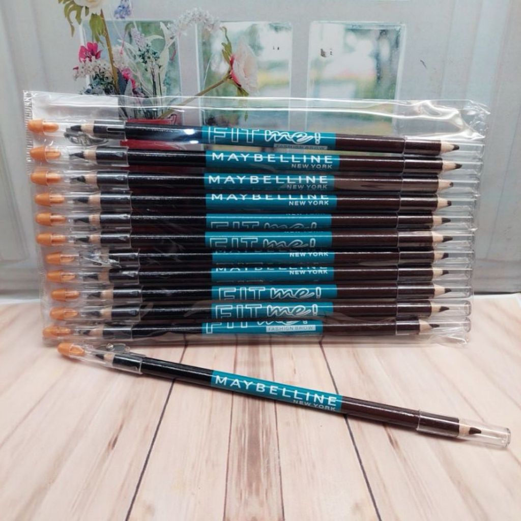 Maybelline Pensil Alis 2in1 Hitam & Coklat || Maybelline