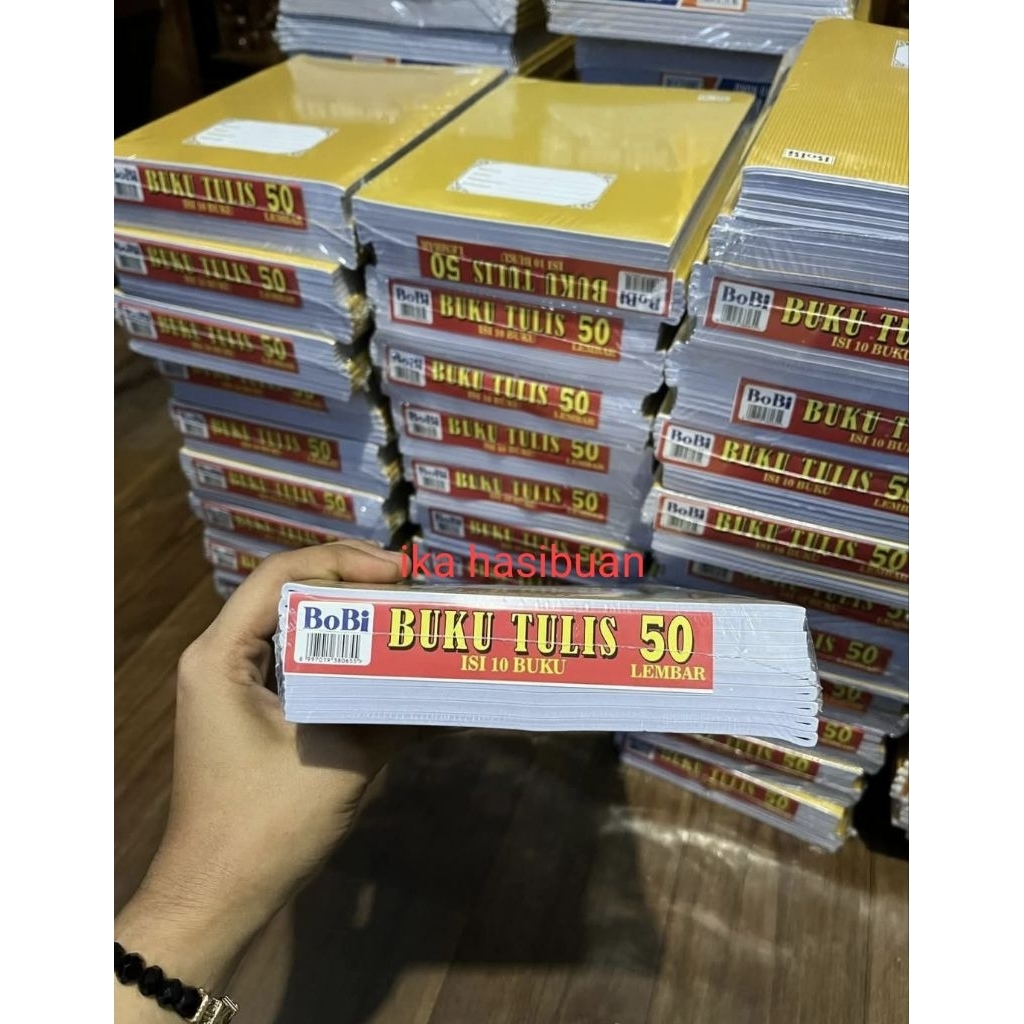 

buku tulis bobi isi 50 lembar pendek/kwarto