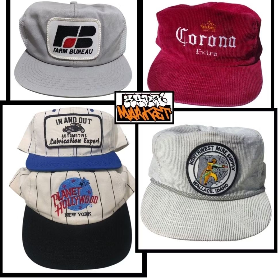 Topi Twotone cap, Trucker hat Vintage, Rope hat, Vintage hat, ropehat, Vintage hat