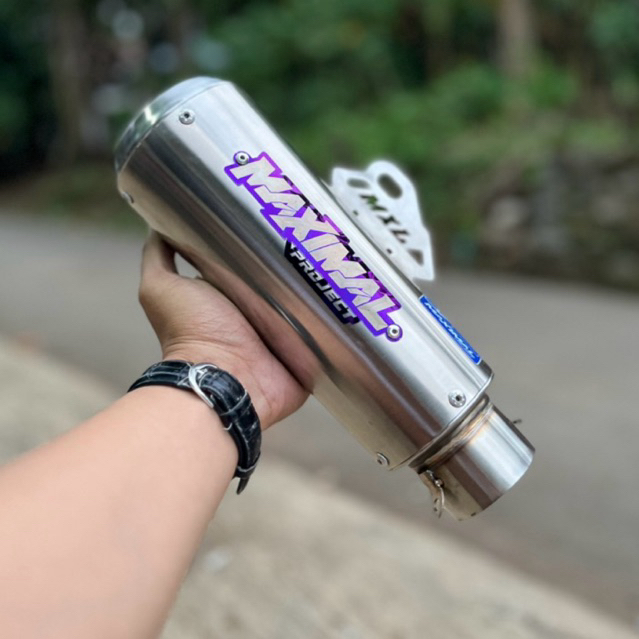 Silencer Knalpot Tipe RACE1 Universal Saringan Setengah Original Maximal Project