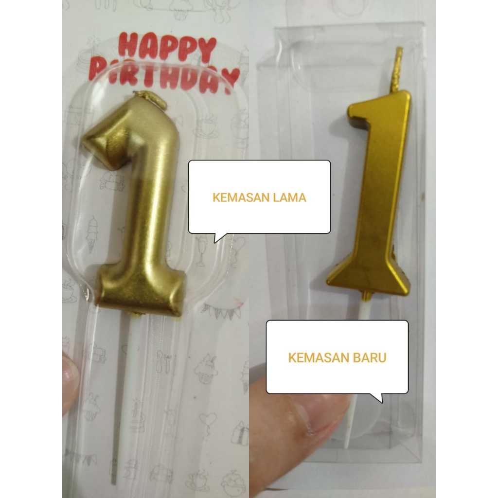 Lilin Ulang Tahun Angka | Lilin Ultah Angka | Lilin Ultah Angka Gold | Lilin Ultah Angka Silver