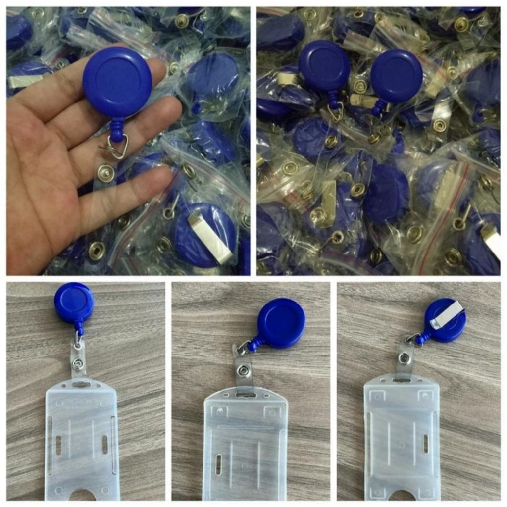 

YOYO Biru BCA/Yoyo Id Card/Yoyo Doff Gantungan ID Card Biru/Gantungan Name Tag/Yoyo Nametag