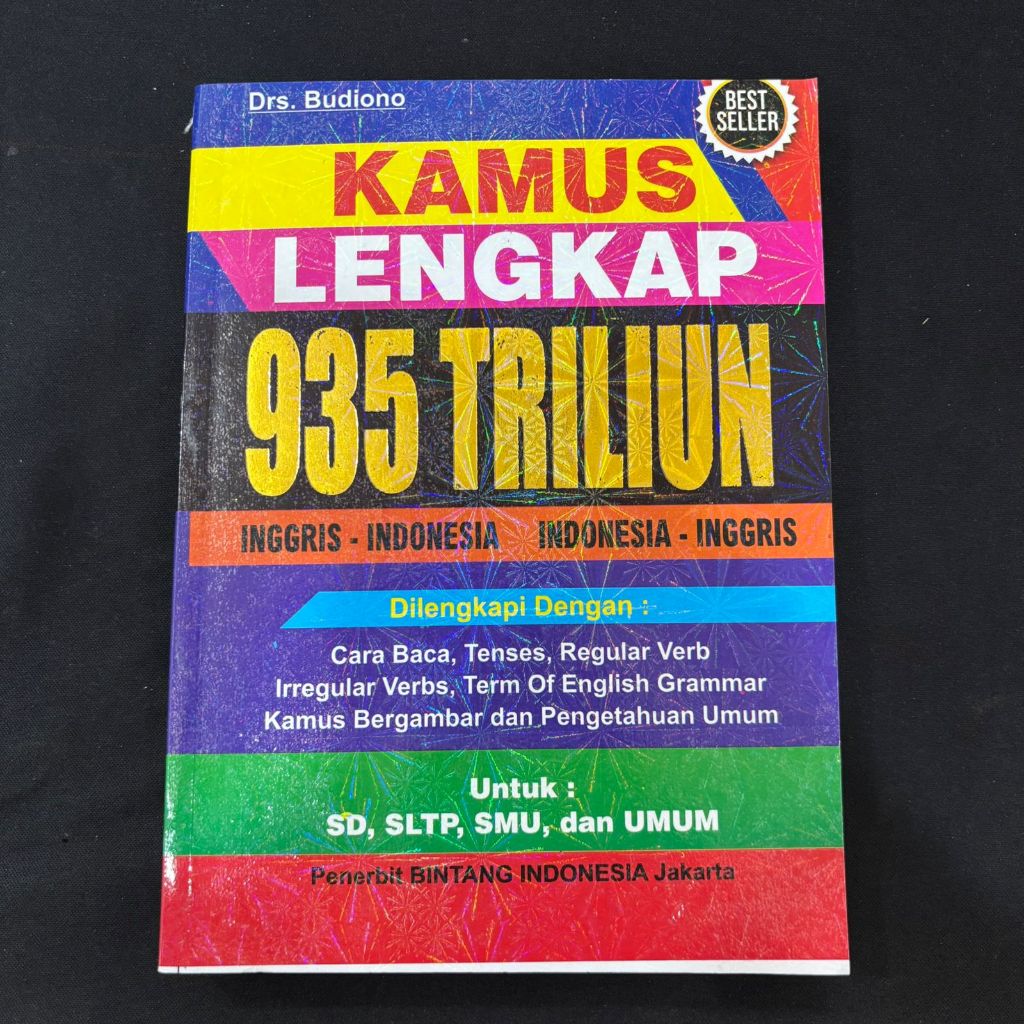 Kamus Bahasa Inggris Besar / Kamus Lengkap Bahasa Inggris - Indonesia / Kamus Bahasa Asing