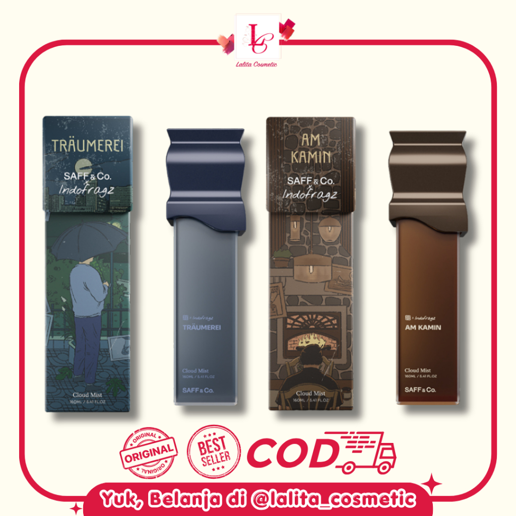 [150 ML] SAFF & CO x INDOFRAGZ Cloud Mist Series - AM KAMIN | TRAUMEREI