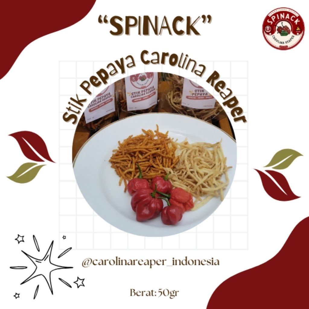 

SPINACK"Stik Pepaya Carolina Reaper