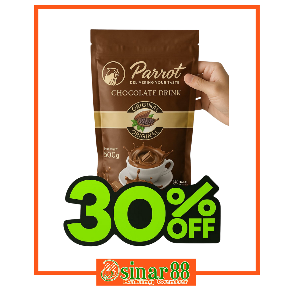 

PARROT CHOCOLATE DRINK 500GR (EXP 18/09/25)