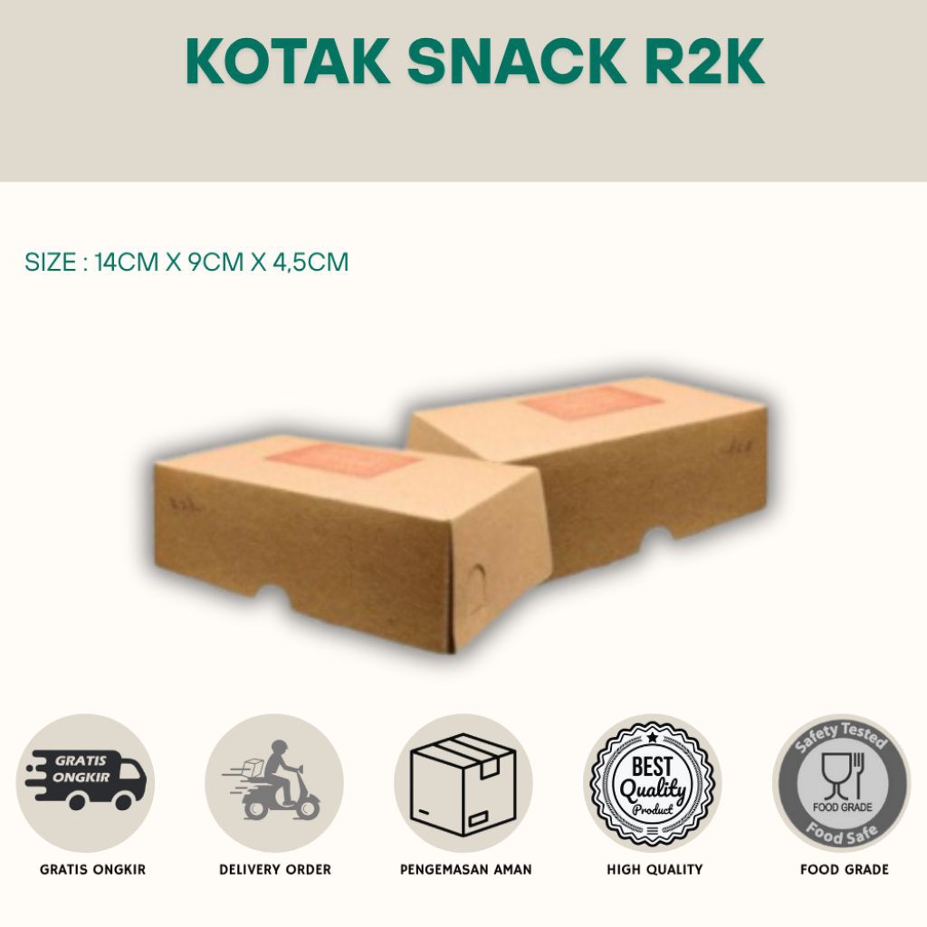 DUS SNACK R2K CRAFT POLOS - KOTAK SNACK NON AQUA - KOTAK KUE CRAFT POLOS