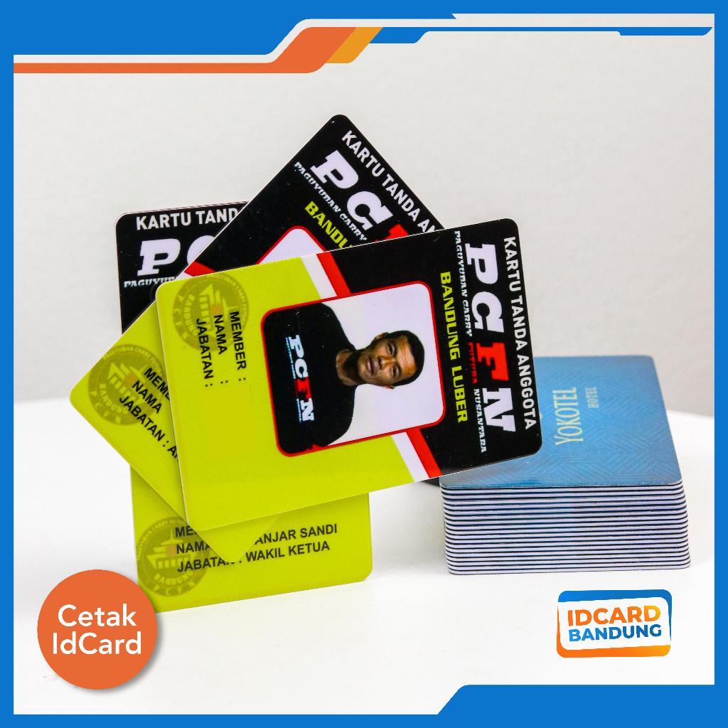 

ID CARD CUSTOM 1 & 2 SISI / BAHAN PVC TEBAL 0,9 mm