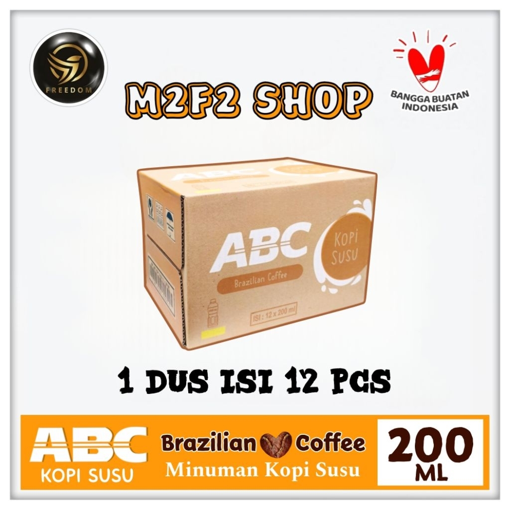 

Kopi Susu ABC Brazilian Coffee Botol Pet - 200 ml (Kemasan Karton)