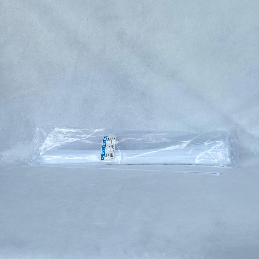 

[TERMURAH] NYLON KABEL TIES Putih High Quality 40cm 1Pcs