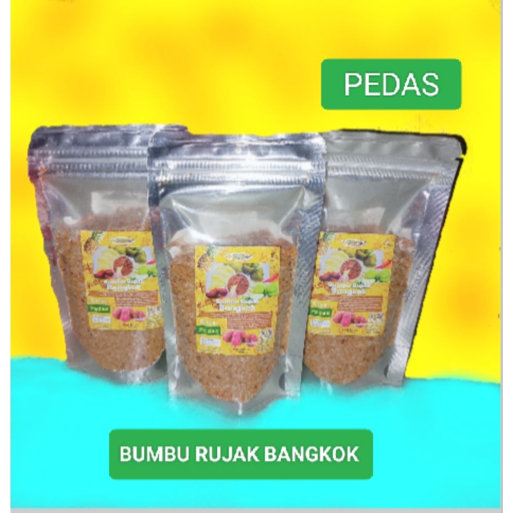 

Bumbu Rujak Tabur Bumbu rujak Bangkok Pedas Asin Manis Bumbu rujak tabur jambu kristal