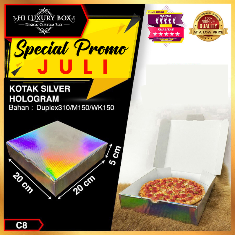 

Kotak Kue|Hologram|Kado|Serbaguna|Packaging|Cake|Box|Dus|C8