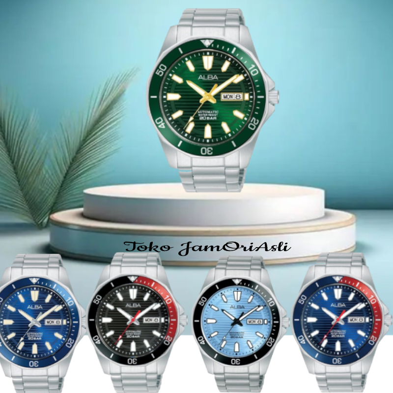Promo Orginal Jam Tangan Pria Alba AUTOMATIC AL4459X1 AL4449X1 AL4457X1 AL4453X1 AL4455X1 Garansi re