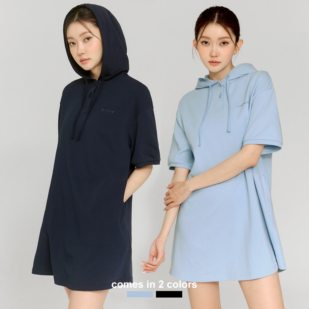 XEXYMIX Cozy Two Button Hoodie One-piece Jaket Olahraga Wanita - XFK2OP1102