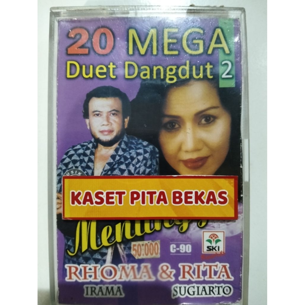kaset pita bekas dangdut Rhoma irama vs rita menunggu