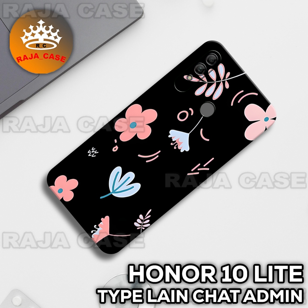 RC39 Softase HONOR 10 LITE Motif BUNGA Case Hp HONOR 10 LITE - SILIKON - SILICON - CASING - CASE